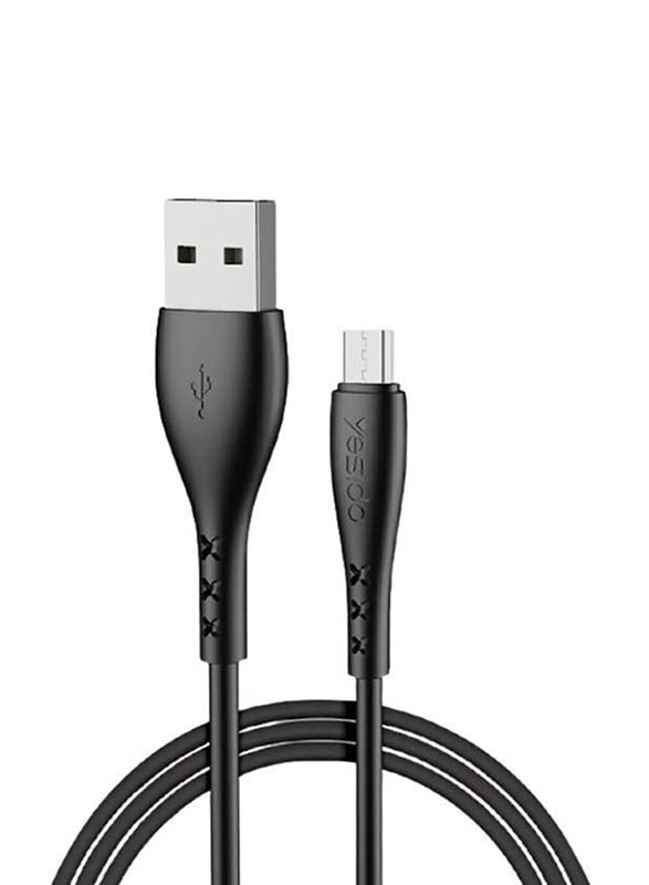 Yesido USB Type A to Micro-B USB Data Cable, Black