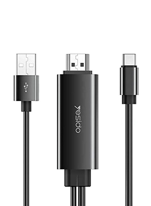Yesido USB Type-C to HDMI Adapter, Black