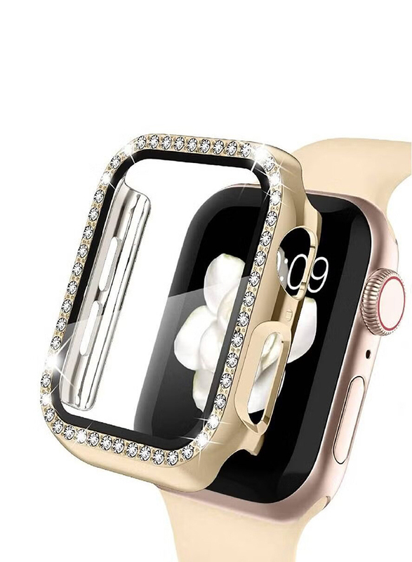 Diamond Guard Shockproof Frame for Apple Watch 41mm, Gold