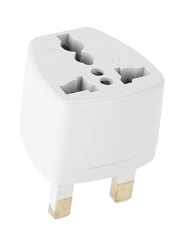 Multi Purpose Ac Power Plug Adapter, White