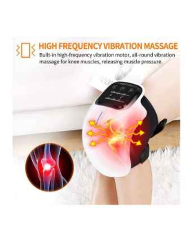 Rechargeable LED Display Knee Massager With Heat & Kneading