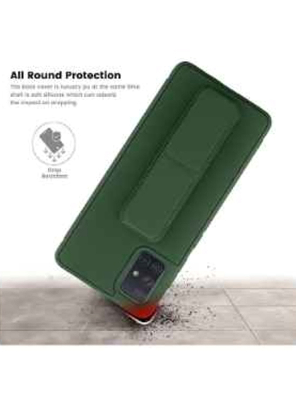 Samsung Galaxy A71 Mobile Phone Case Cover with Magnetic Grip, Green