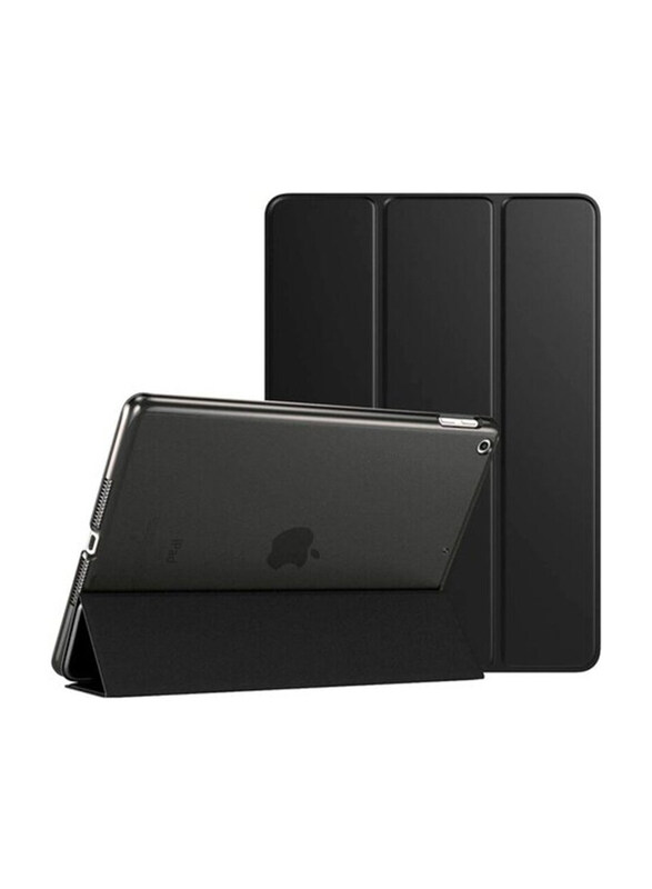 

Generic Apple iPad 9.7-inch 5th/6th Generation 2018/2017/iPad Air 2/Air Slim Stand Protective Smart Case Cover, Black