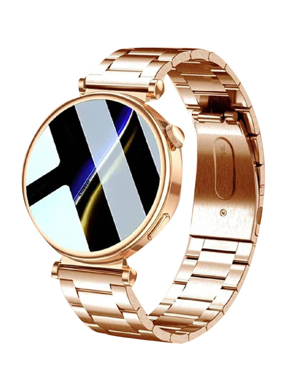 

Generic New Design Super AMOLED Bluetooth Calling Fitness Tracker, Heart Rate, Sleep Monitor, IP68 Waterproof, Gold