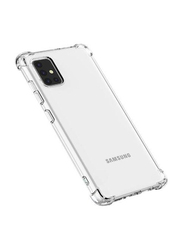 Samsung A51 Protective Soft Silicone Mobile Phone Case Cover, Clear