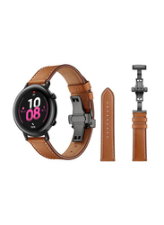 Perfii Stylish Replacement Band for Huawei Watch GT/GT 2 42mm, Brown