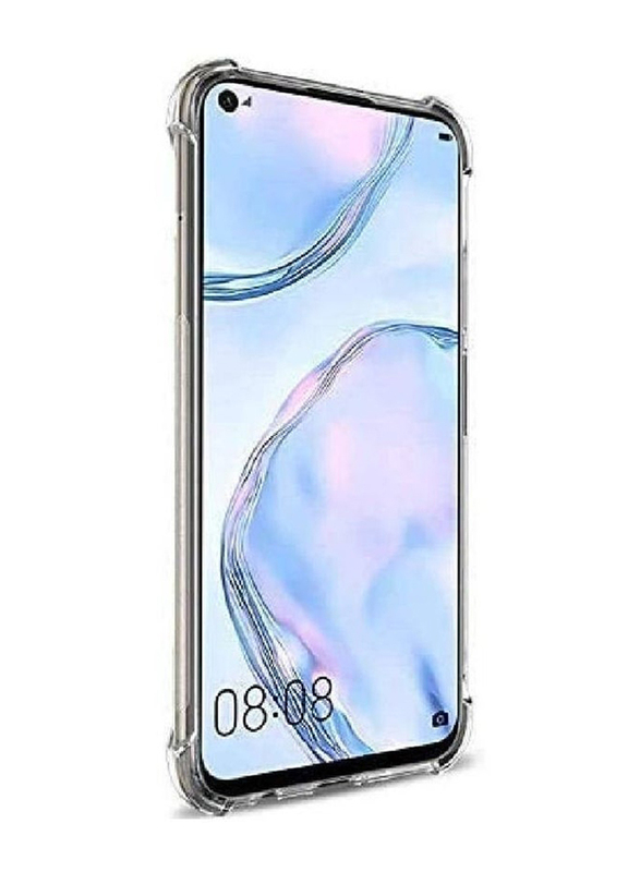 Huawei Nova 8 SE Transparent Reinforced Corners TPU Mobile Phone Back Case Cover, Clear