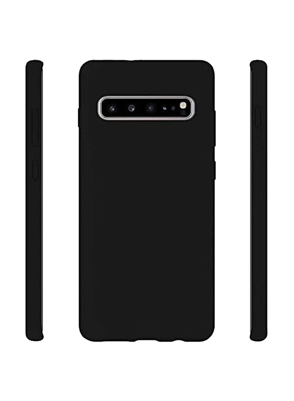 Samsung Galaxy S10 5G Soft Silicone Protective Mobile Phone Back Case Cover, Black