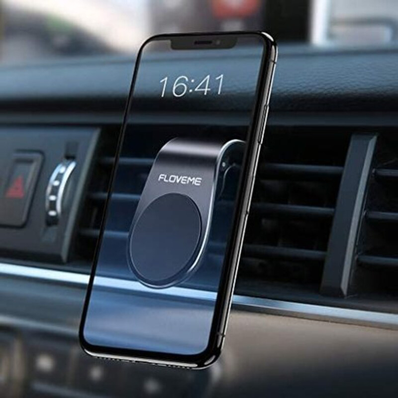 Car Magnet Magnetic Air Vent Stand Mount Holder for Mobile Cell Phone, Black