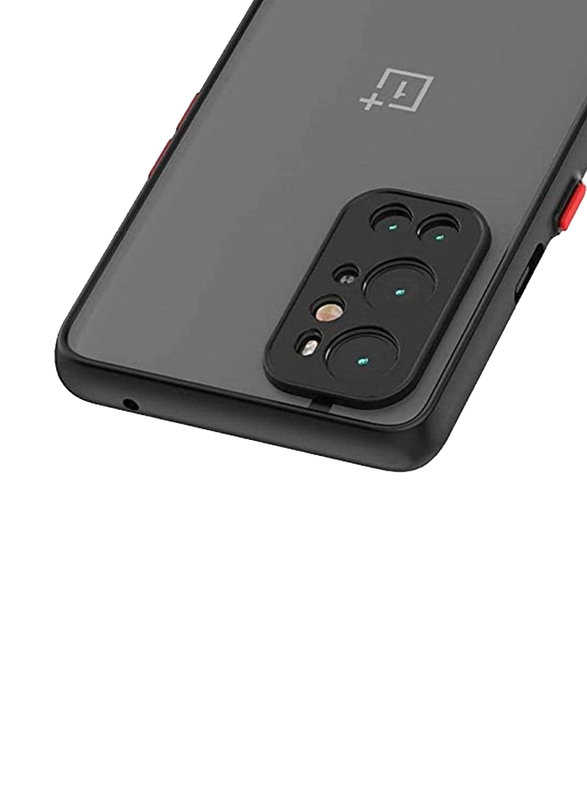 OnePlus 9 Pro Matte Protective Mobile Phone Back Case Cover, Black