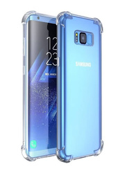 Samsung Galaxy S8+ Soft Silicone Shockproof Anti-Scratch Protective Bumper Shell Corner Mobile Phone Case Cover, Clear