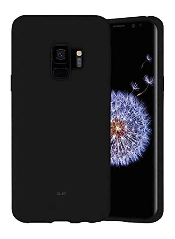 Samsung Galaxy S9 Protective Soft Silicone Mobile Phone Case Cover, Black