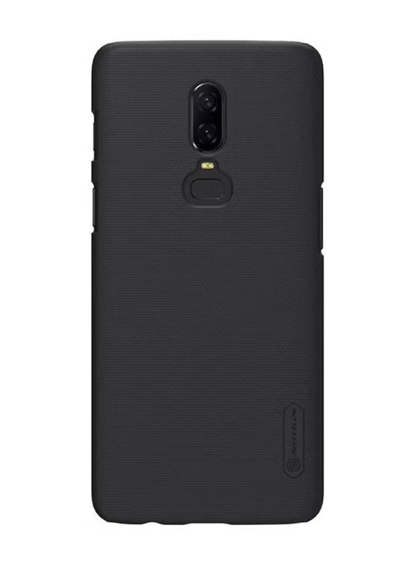 Nillkin OnePlus 6 Protective Crystal Frosted Mobile Phone Back Case Cover, Black