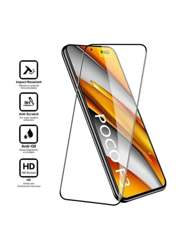 Xiaomi Poco F3 Protective Glass Screen Protector, Clear