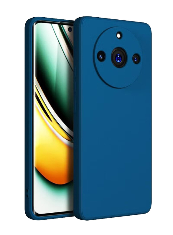 ZooMee Realme 11 Pro/ 11 Pro+ Protective Silicone Flexible Camera Protection Slim Ultra Soft Mobile Phone Case Cover, Blue