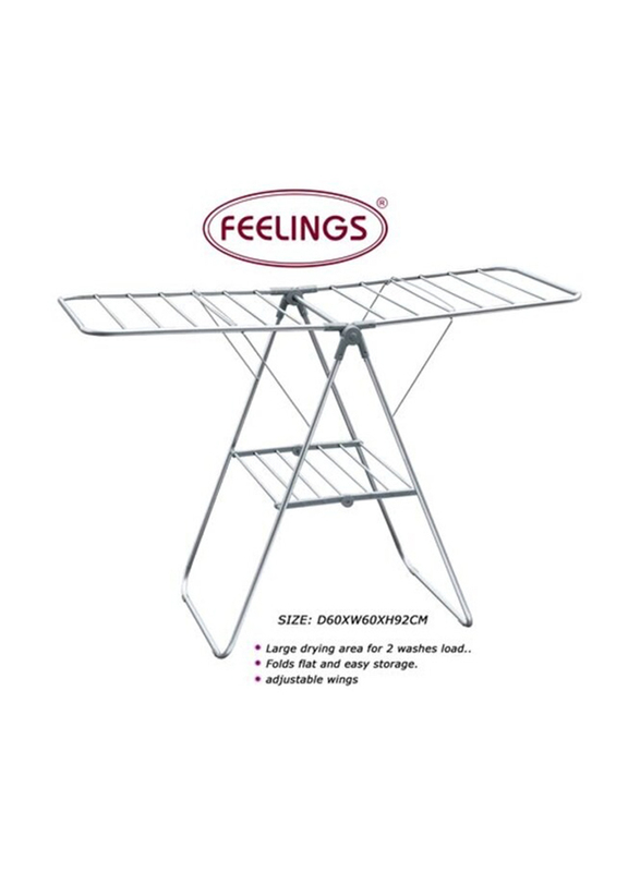 Feelings Metal Cloth Dryer, Silver