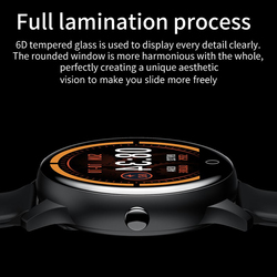 1.22 Inch Waterproof Multi-Sports Mode Smartwatch, Black