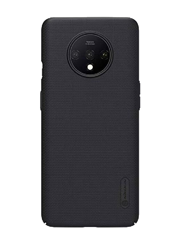 Nillkin Oneplus 7T Super Frosted Shield Hard Mobile Phone Back Case Cover, Black