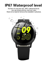 CF18 Smartwatch with 150.0 mAh, Black