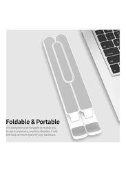 Multifunctional Laptop & Tablet Holder Stand, White
