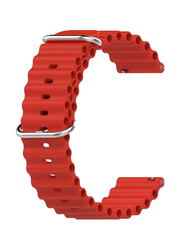 Quick Release Silicone Band with Metal Buckle for Huawei Watch GT3/GT3 Pro, Red