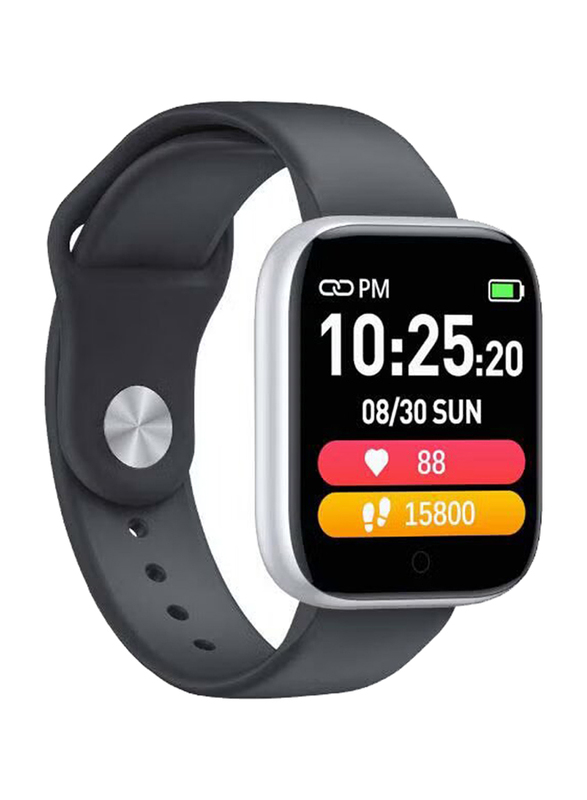 Heart Rate Monitoring Smartwatch, Black