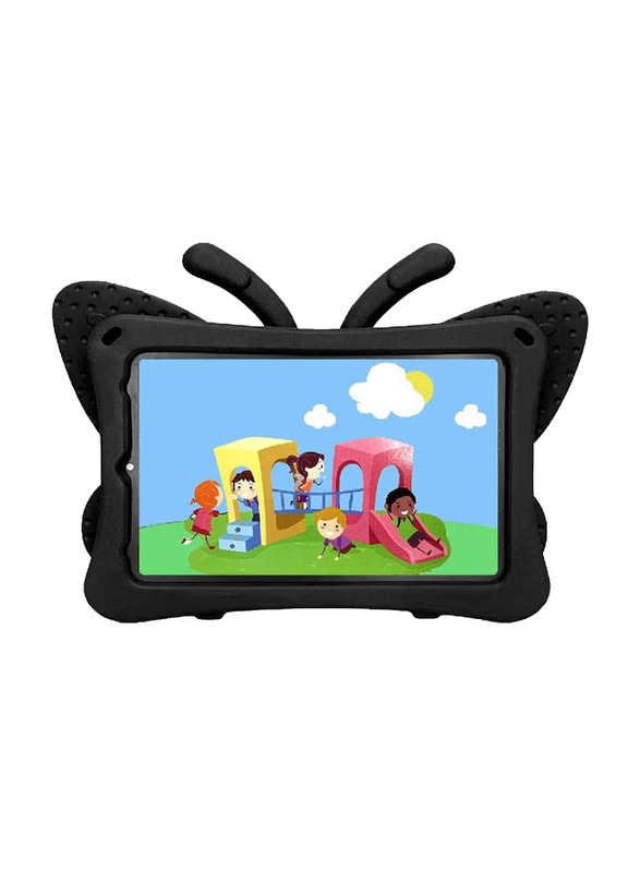 Apple iPad Mini 6 Kids EVA Butterfly Stand Soft Tablet Phone Back Case Cover, Black