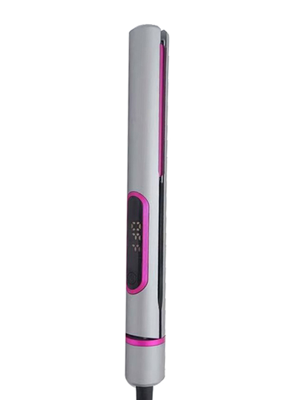 Ics iSONIC iH 916 2-in-1 Hair Straightener/Crimper, Pink/White