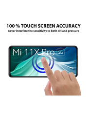 Xiaomi Mi 11X Pro 5g Full Glue 9H Tempered Glass Screen Protector, Clear