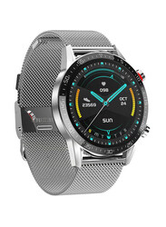 Waterproof Smartwatch with Bluetooth, Silver