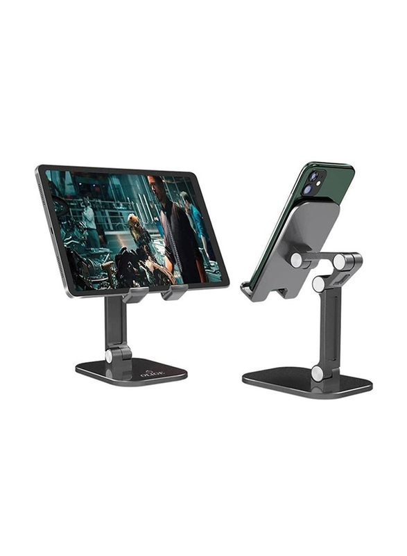 Adjustable Mobile Phone Holder Desktop Tablet Mount, Black