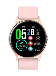Waterproof Bluetooth Smartwatch, Pink/Gold