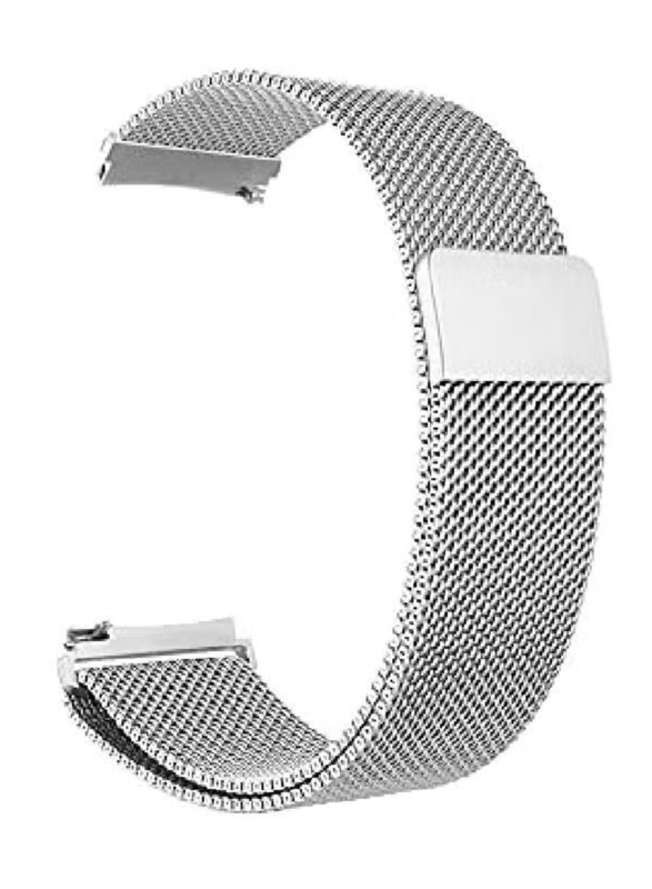 Stainless Steel Mesh Watch Band for Samsung Galaxy Watch 4, Silver