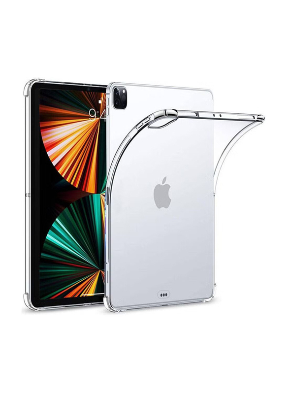 Dux Ducis Apple iPad Pro 12.9 Inch 2022/2021 Ultra Soft Flexible Transparent Bumper Back Tablet Case Cover, Clear