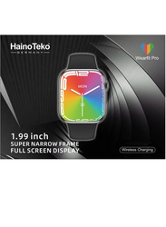 Haino Teko Germany Full Touch IP68 Waterproof Bluetooth Smartwatch, Black