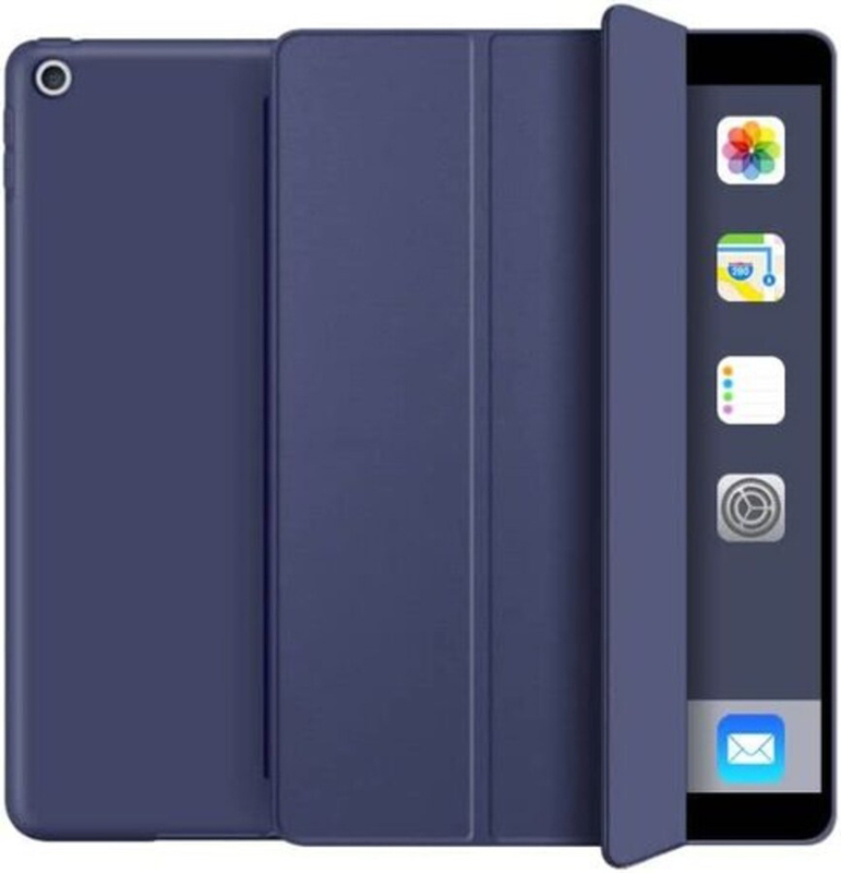 Aclix Apple iPad 10.2-inch 9th/8th/7th Gen 2021/2020/2019 Slim Stand Hard Shell Protective Smart Tablet Flip Case Cover, Dark Blue