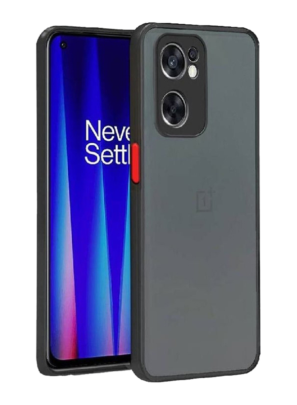 OnePlus Nord CE 2 5G Protective Matte Mobile Phone Case Cover, Black