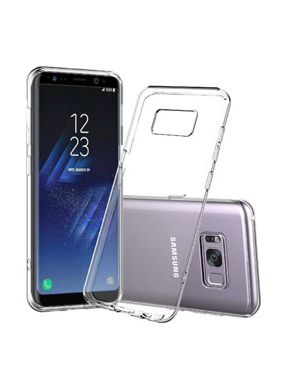 Samsung Galaxy S8 Plus Slim Transparent Ultra-Thin TPU Protective Mobile Phone Case Cover, Clear