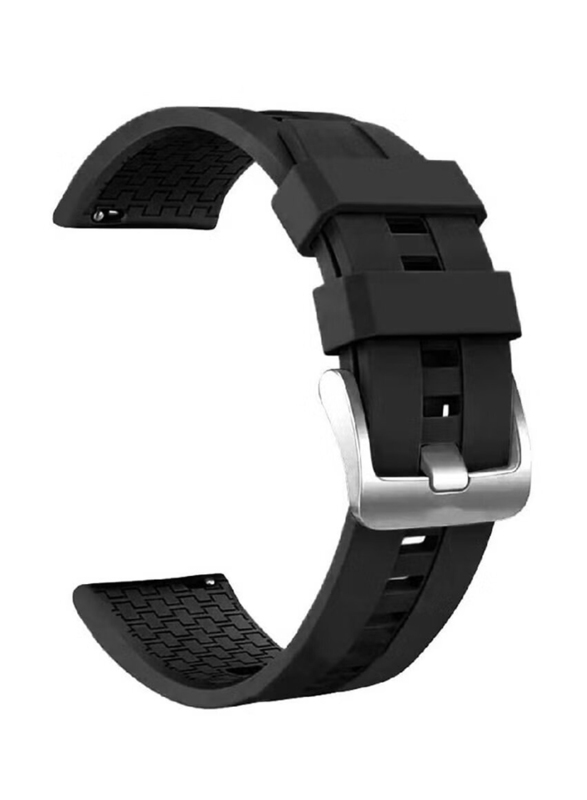 Replacement Silicone Strap for Huawei Watch GT, Black