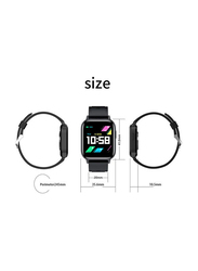 GT01 1.3 Inch Bluetooth Smartwatch, Black