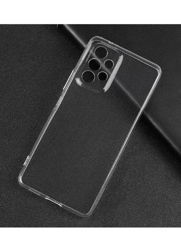 Samsung Galaxy A73 5G Transparent Silicone TPU Mobile Phone Back Case Cover With Camera Protection, Clear