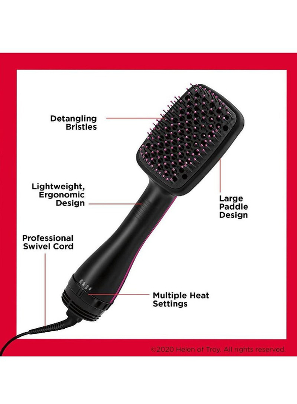 One Step Hair Dryer & Styler, Black