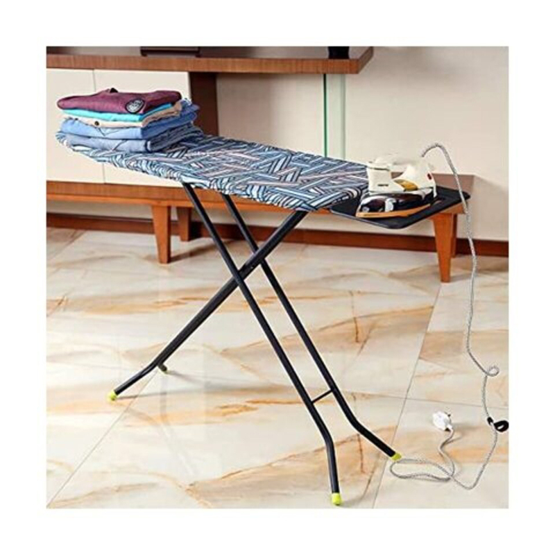 Delcasa Turkey Ironing Stand Board with Metal Iron Rest, 110 x 34cm, DC1977, Multicolour