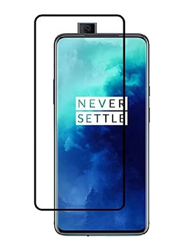 OnePlus 7 Pro Tempered Glass Screen Protector, Clear/Black