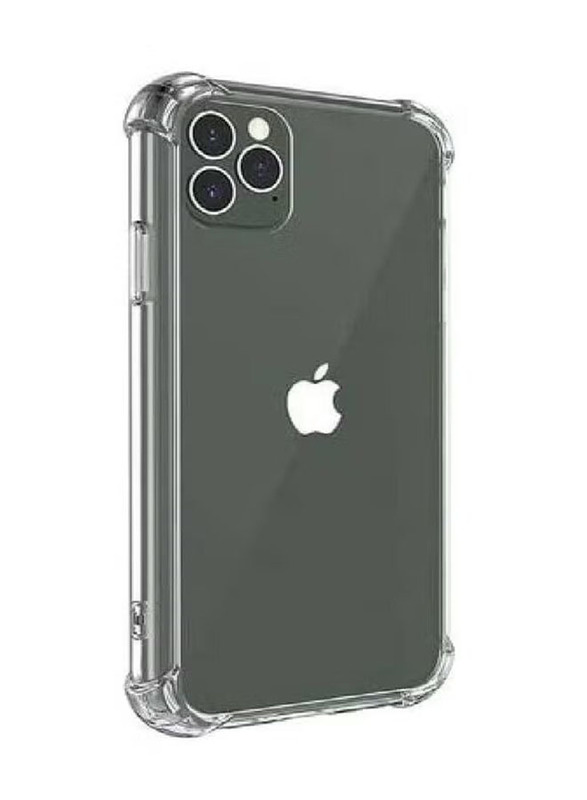 Apple iPhone 12 Pro Shockproof Bumper Mobile Phone Case Cover with Screen Protector, Clear