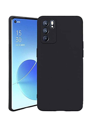 Oppo Reno 6 5G Protective Ultra Slim Flexible Soft Back Mobile Phone Case Cover, Black