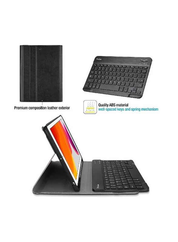 10.5-inch Apple iPad Keyboard Flip Case Cover, Black