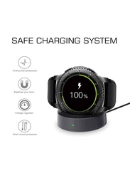 Wireless Power Charging Station Dock for Samsung Watch Gear S3, Black