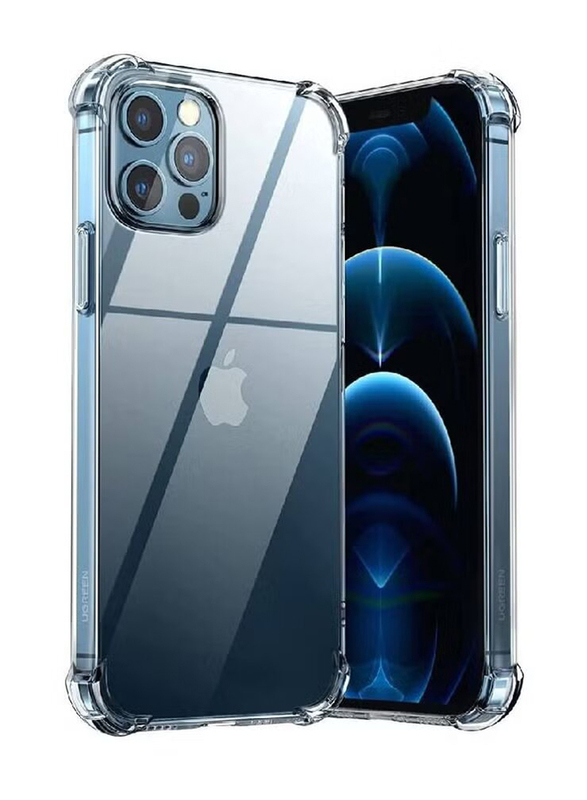 Apple iPhone 12 Pro Max Scratch-Resistant Back Mobile Phone Case Cover, Clear