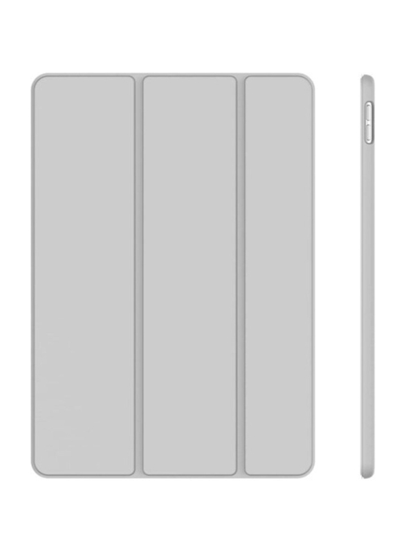 Apple iPad 6th/5th Gen iPad 9.7 Inch 2018/2017, iPad Air/Air 2 Smart Folio Stand Flip Case Cover, Silver